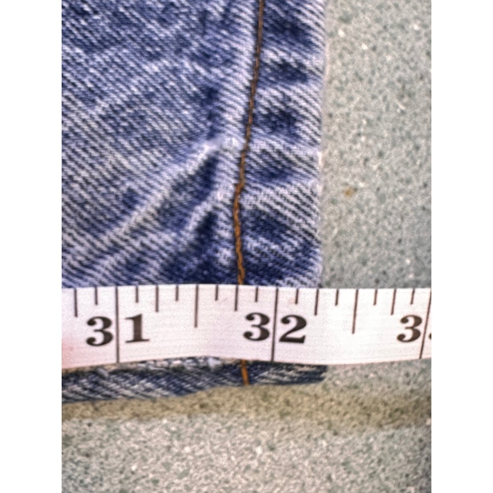 Vintage 1990 Structure Relaxed Taper Mens Jeans 38x34 Measures 36x32 Made in USA - Picture 5 of 10